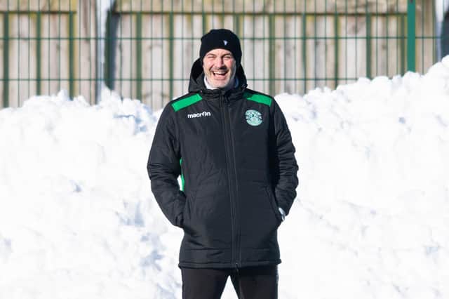 Jack Ross' assistant manager John Potter believes the high level of competition for starting places has brought out the best in the whole Hibs squad. Photo by Mark Scates / SNS Group