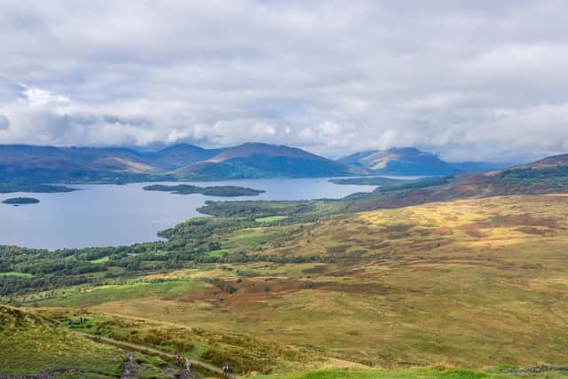 Take a big step towards beating cancer - you could be part of the Big Hike, enjoying views like this from the top of Conic Hill, in the Highlands, whilst raising money for vital research.