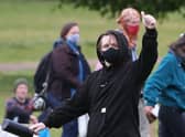 Lewis Capaldi was spotted in Holyrood Park during Edinburgh's Black Lives Matter protest picture: PA