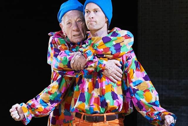 Sir Ian McKellen and dancer Johan Christensen share the role of Hamlet at the Edinburgh Fringe Pic: Devin de Vil