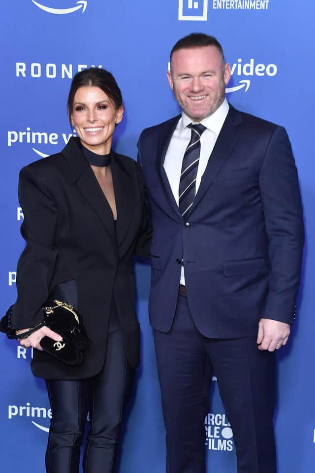 Wayne Rooney and his wife Coleen at the world premiere of his warts-and-all documentary
