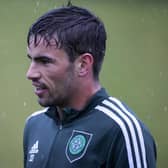 Matt O'Riley during a Celtic training session at Lennoxtown, on September 30, 2022, in Glasgow, Scotland.  (Photo by Alan Harvey / SNS Group)