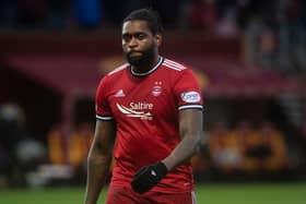 Aberdeen striker Jay Emmanuel-Thomas has been put on a fitness programme. (Photo by Craig Foy / SNS Group)