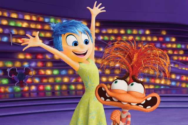 Joy and Anxiety in Inside Out 2 PIC: © 2023 Disney/Pixar. All Rights Reserved.
