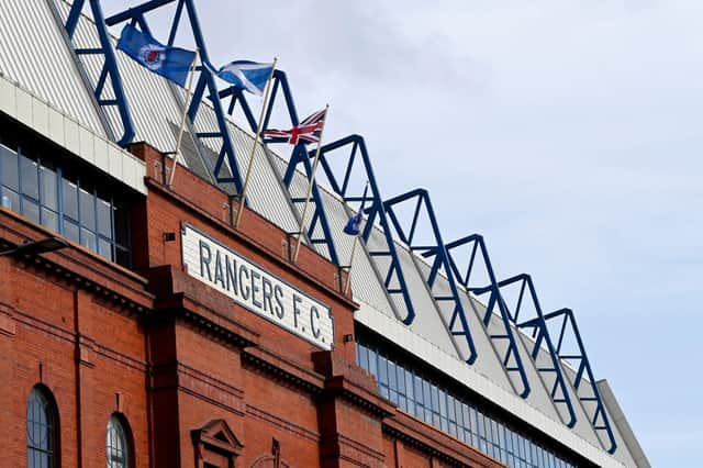 A general view of Rangers' Ibrox stadium