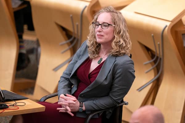 Scottish Green Party co-leader Lorna Slater should be sacked as a government minister in the national interest (Picture: Jane Barlow/pool/AFP via Getty Images)