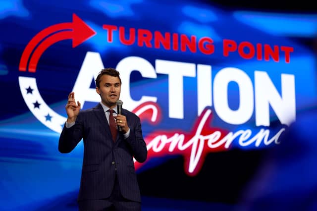Charlie Kirk was the founder and executive director of Turning Point USA. Picture: Joe Raedle/Getty Images