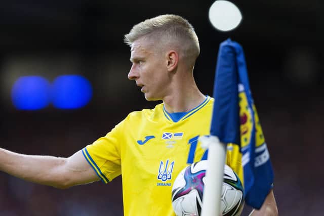 Ukraine's Oleksandr Zinchenko  insists his team are facing "the final of our lives" as they take on Wales for a place in the World Cup. (Photo by Ewan Bootman / SNS Group)