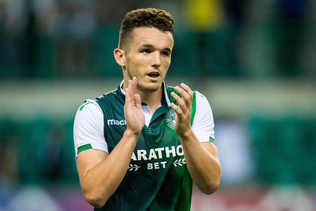 Aston Villa captain John McGinn has fond memories of his spell at Hibs and is looking forward to Wednesday's Europa Conference League match at Easter Road. Photo by Ross Parker/SNS Group
