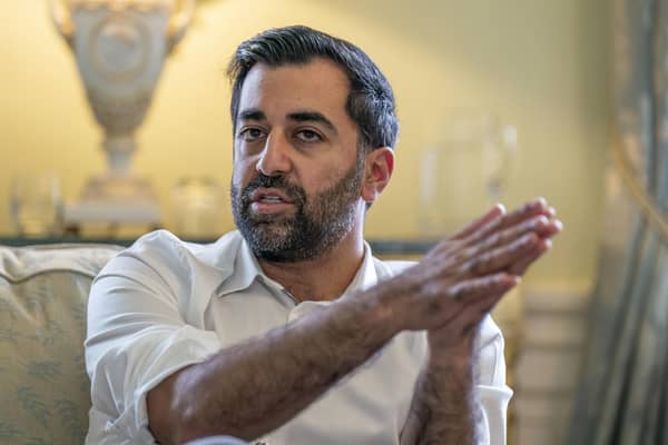 Humza Yousaf, at Bute House in Edinburgh. Photo: Jane Barlow/PA Wire