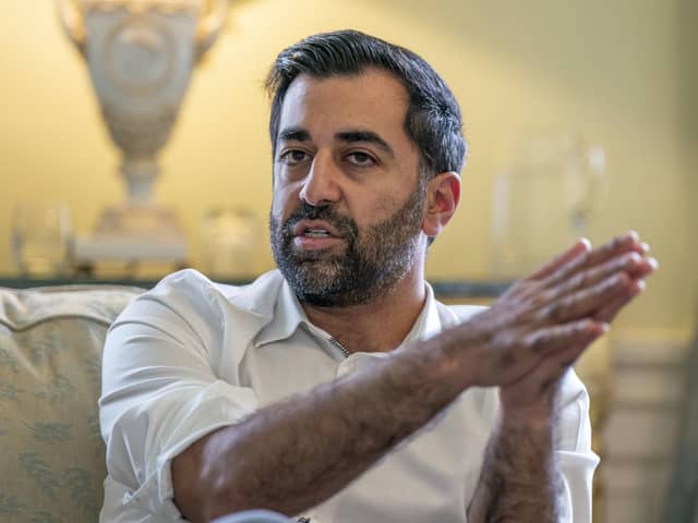 Humza Yousaf, at Bute House in Edinburgh. Photo: Jane Barlow/PA Wire