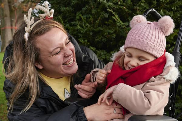 Five-year-old Freya, who has a Cerebral Vision Impairment, is in primary one at the Royal Blind School