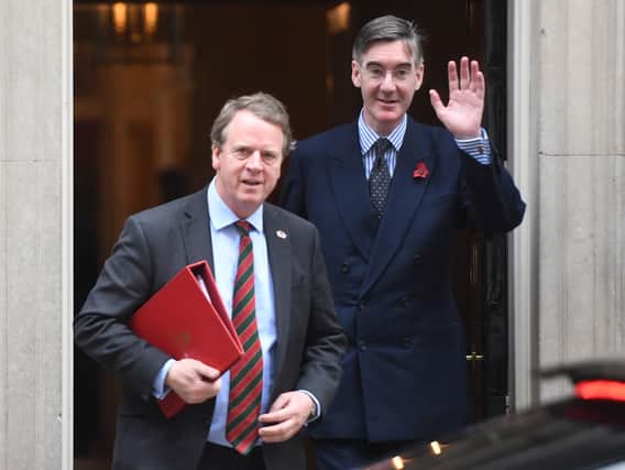 Leader of the House of Commons Jacob Rees-Mogg and Scottish Secretary Alister Jack