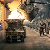 Inside the Lochaber aluminium smelter, in Fort William