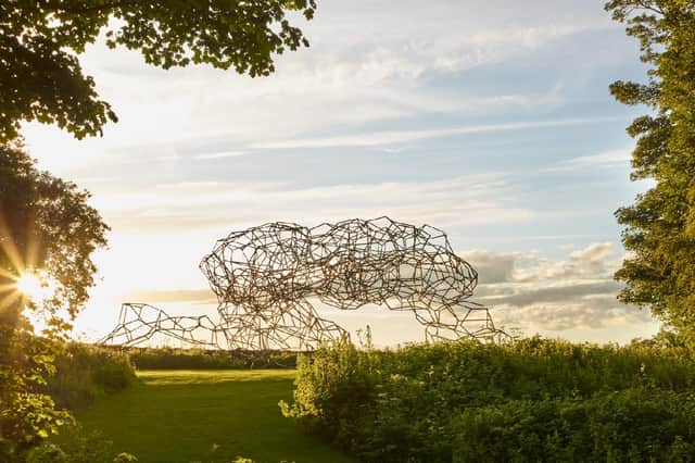 Antony Gormley's 'Firmament' sculpture is one of the most popular works at Jupiter Artland.