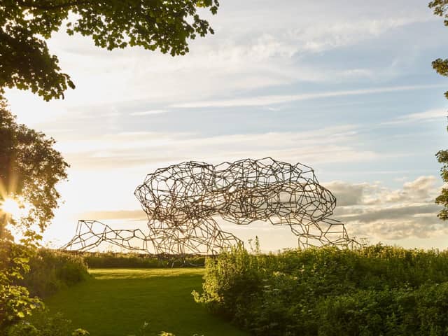 Antony Gormley's 'Firmament' sculpture is one of the most popular works at Jupiter Artland.