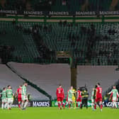 The closed section at Celtic Park. (Photo by Craig Foy / SNS Group)