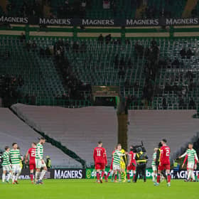 The closed section at Celtic Park. (Photo by Craig Foy / SNS Group)