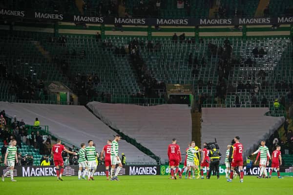 The closed section at Celtic Park. (Photo by Craig Foy / SNS Group)