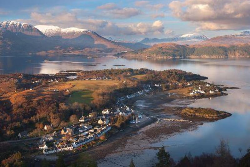 On the banks of Loch Carron, Plockton is a picturesque village in the Scottish Highlands.