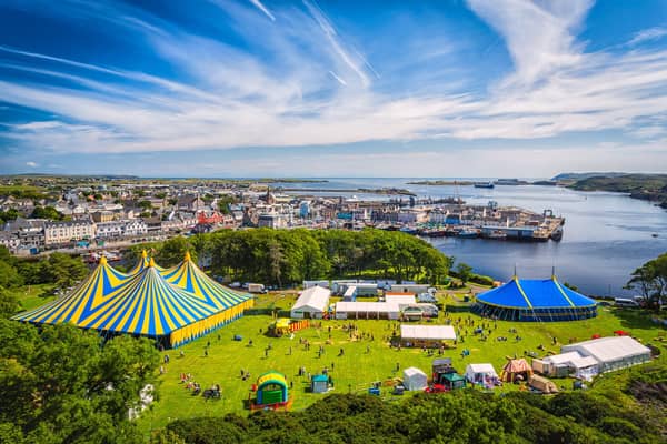 The Hebridean Celtic Festival is held in the grounds of Lews Castle in Stornoway. Picture: Colin Cameron