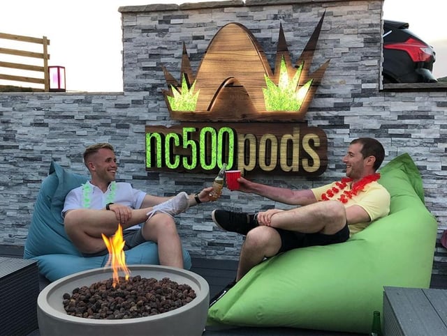 The duo set up North Coast 500 Pods in Achmelvich, Sutherland