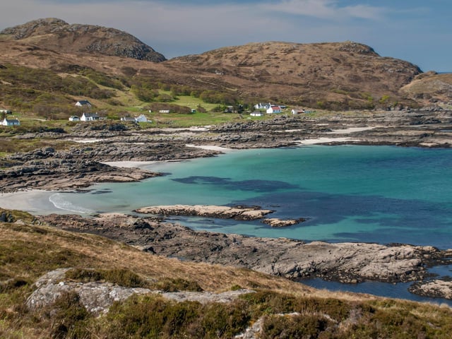 Despite its Caribbean look, Sanna BaySanna Bay is not far from the most westerly point on the UK mainland, at the tip of the Ardnamurchan peninsula