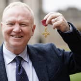 Alex McLeish after being made an Officer of the Order of the British Empire (OBE) during an investiture ceremony at Windsor Castle, Berkshire. Photo: Ben Birchall/PA Wire