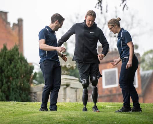 The clinic says it offers swift access to the latest technology in prosthetics. Picture: Rupert Frere.