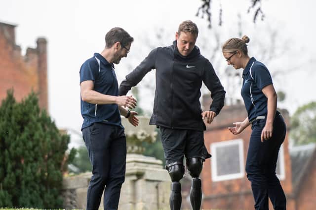 The clinic says it offers swift access to the latest technology in prosthetics. Picture: Rupert Frere.