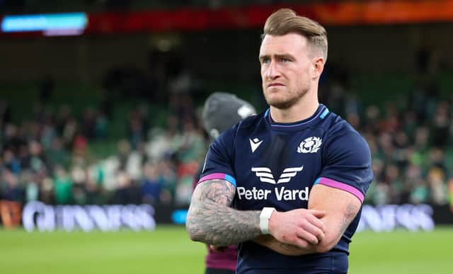 Stuart Hogg was relinquished of his Scotland captaincy duties earlier in the week.