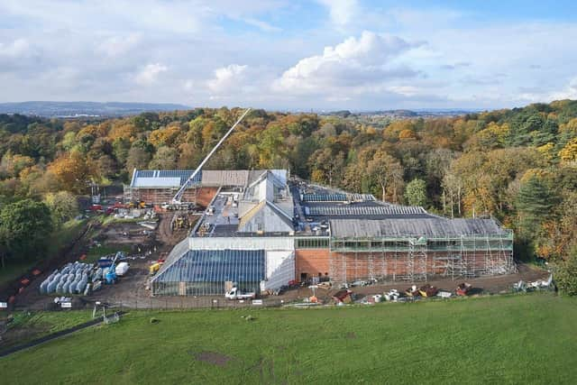 The Burrell Collection undergoing its regeneration work. Pic: John McAslan + Partners