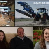 Erin Smith, 22, bottom right and Tom Johnson left with his granddaughter Georgia Milne who both feature in the film picture: Erin Smith