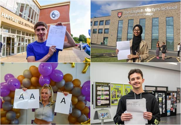 Students collected their A-level results on Tuesday, August 10.