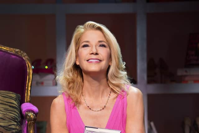 Candace Bushnell in her one-woman show, True Tales of Sex, Success and Sex and The City. Pic: Contributed