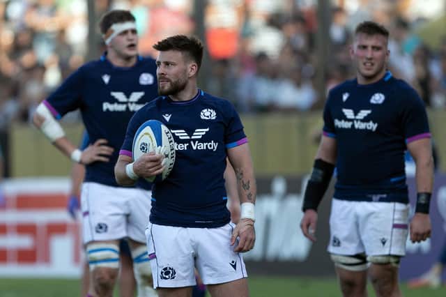 Scotland's 29-6 win over Argentina has seen them climb above the Pumas in the world rankings. (Photo by Pablo Gasparini / AFP)