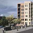 An artist's impression of the new homes at Spoutmouth.