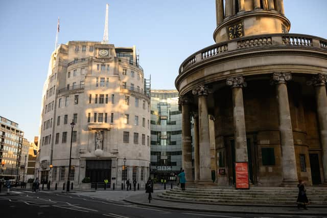 Broadcasting House has seen many changes over the history of the BBC. Losing the licence fee would be one of the biggest (Picture: Leon Neal/Getty Images)