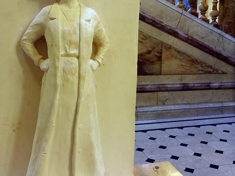 Political activist Mary Barbour and  organiser of the women of Govan who took part in the rent strikes of 1915. Born in Kilbarchan, Barbour was also, of course, a local councillor and magistrate who played a major part in the Red Clydeside movement in the early 20th century.