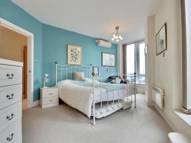 This two bedroom flat in Gunwharf Quays is on sale for £995,000. It is listed by Finest exclusively by Bernards.