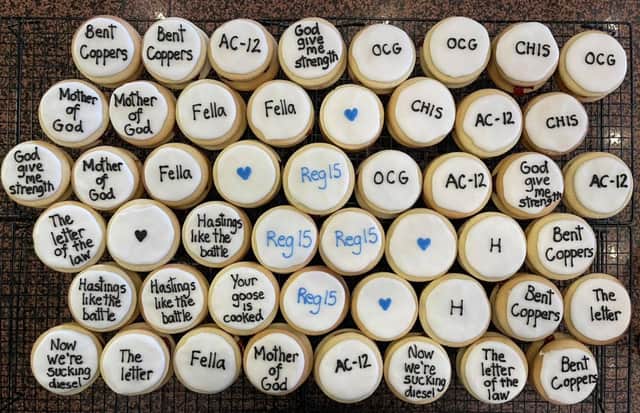 Line of Duty cookies available from the Brooklyn Cafe in Shawlands (Photo: Brooklyn Cafe).