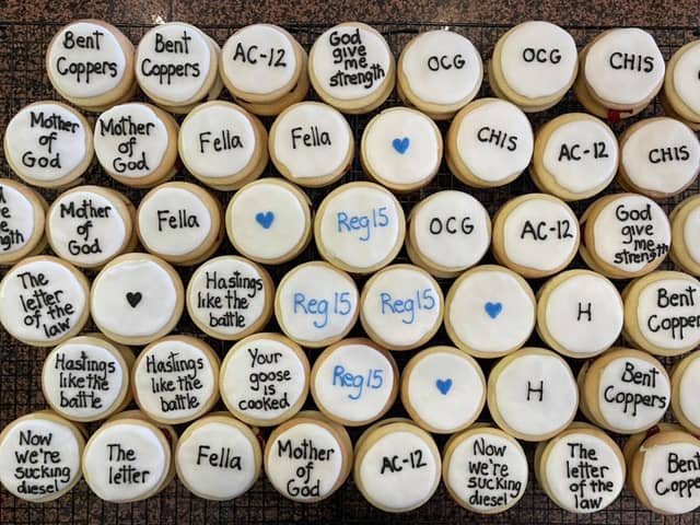 Line of Duty cookies available from the Brooklyn Cafe in Shawlands (Photo: Brooklyn Cafe).