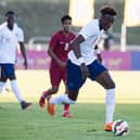 Tammy Abraham in action for England (SNS Group Paul Devlin)