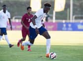 Tammy Abraham in action for England (SNS Group Paul Devlin)