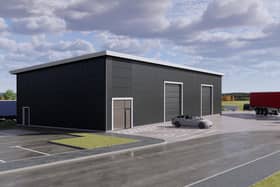 A CGI of the latest industrial unit, which is due to be completed in June on Exploration Way,  Westhill, Aberdeenshire.