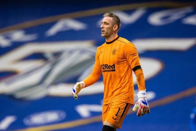 Rangers goalkeeper Allan McGregor has enjoyed an outstanding season for the Ibrox club and has signed a new one-year contract. (Photo by Craig Williamson / SNS Group)
