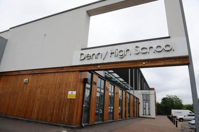 The incident at Denny High School took place on Wednesday, September 25. Pic: Michael Gillen