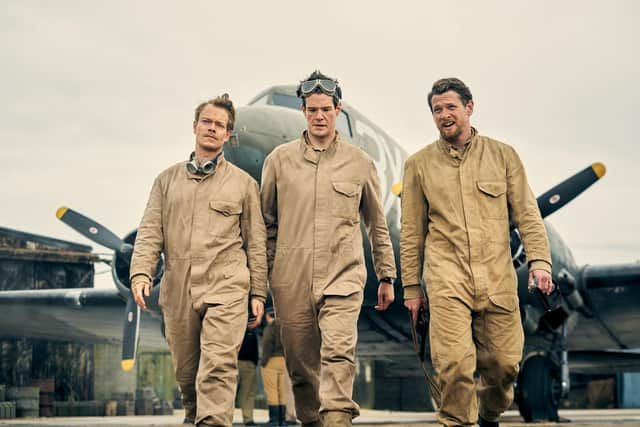 Alfie Allen, Connor Swindells and Jack O'Connell are the SAS Rogue Heroes.