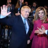 Prime Minister Boris Johnson with his girlfriend Carrie Symonds in October 2019 (Photo: Jeremy Selwyn - WPA Pool /Getty Images)