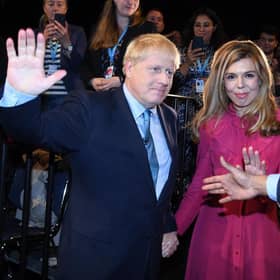 Prime Minister Boris Johnson with his girlfriend Carrie Symonds in October 2019 (Photo: Jeremy Selwyn - WPA Pool /Getty Images)